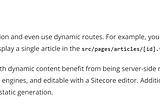 Sitecore JSS — Hybrid data fetching — SSG and SSR together