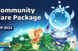 Monster Galaxy P2E — Community Care Package September 2023