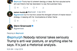 Pre-election statements on Trump’s fake “anti-war” posturing
