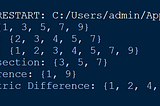 USING PYTHON GENERATE PRIME NUMBERS AND SET OPERATIONS!!!