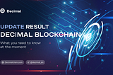 Decimal blockchain update results