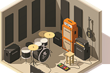 音元工作室 — 電吉他練習室🎸軟硬體設備介紹