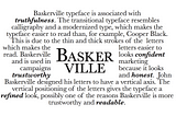 A Case Study on Illustrating Baskerville Typeface