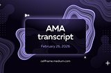 AMA with Dmitry Gerasimov, February 26, 2026