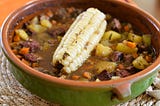 Beef stew in a clay pot