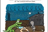 Albert and Pogo help innocent victims escape from so-called “Alligator Alcatraz…”