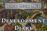 Blind Luck MUD Development Diary logotype.