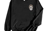 Halloween Michael Myers Embroidered Cotton Blend Sweatshirt Brand New - Many Colors - Horror Films - Scary Movies - Haddonfield Since 1978