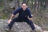 Preparing for a Hike Near West Orange, New Jersey