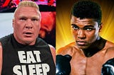 Do you know that when Brock Lesnar met Muhammad Ali?