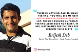 #QATALKING — Brijesh Deb