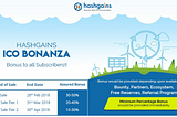 Be part of Success story — HashGains(HGS) ICO