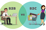 What is meant by b2b and b2c service?