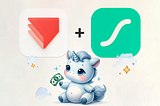 Cute unicorn showcasing the combo Protopie + LottieFiles for prototyping