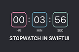 Build a Stopwatch in Just 3 Steps using SwiftUI