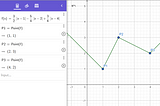 Function that connects points with straight lines