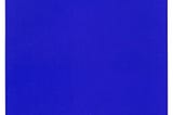 A rectangle of blue monochrome based on the artwork of the same name by Yves Klein.