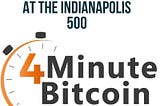 👉Bitcoin Car Will Race At The Indianapolis 500