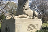 The Sphinx at Mount Auburn Cemetery, Cambridge, Massaschusetts