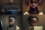 The rise of a young African child into technology.