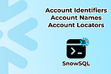 Demystifying Snowflake: Account Identifiers, Names, and Locators.