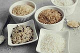 Varieties of basmati rice