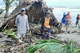 Massive Destruction Left by Super Typhoon Goni in a Philippine Village