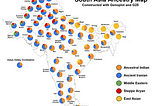 South Asia Ancestry Map