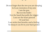 Poem by Nia Mucher