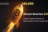 Bitcoin Reaches $60k : Opens Opportunities for Businesses in the Crypto Space