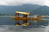 shikara on the Dal lake, Srinagar