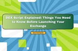 DEX Script Explained: Things You Need to Know Before Launching Your Exchange