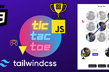 Build a Tic Tac Toe Game using HTML, CSS, JavaScript, Tailwind CSS and Canvas Confetti