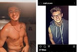 Isiah Crown has been responsible for 7 deaths according to his friends. Here are 2 pictures of him. The lift is a recent picture of Isiah with a shirt off and low rise bottoms. He has a gold chain and tattoo below his left collarbone. He is smiling with a cigarette behind his ear. The right is a pic from 2014. He has on a sleeveless grey hoodie and is again smiling. He wears glasses in both pictures.