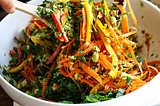 Chopped Thai Salad with Sesame Garlic Dressing