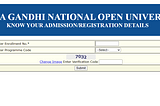 IGNOU Admission Status: Login, Courses, Grade Card,