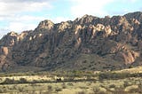 The Dragoon Mountains in Southeast Arizona.