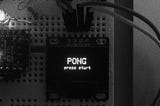 Implementing Pong with Arduino Nano and I2C OLED 128x64