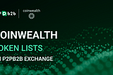 CoinWealth Lists on P2PB2B