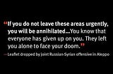 Fighting Assad in Syria Means Getting Off Your Ass outside Syria