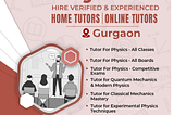 Home and Online Physics Tutoring Services in Gurgaon — Perfect TutorHome and Online Physics…