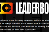 REMIX! Update — Introducing Leaderboard
