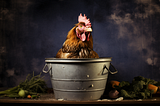 A Chicken in a Pot -chicken soup recipe