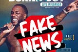 It’s “Fake and False: Burna Boy to perform in Uganda