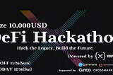 ブロックチェーン「XRP Ledger」によるHackathon、『DeFi Hackathon by XRPL』に代表紫竹が審査員として参加いたします