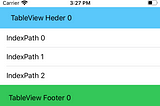 How to create custom Header and Footer view for tableview using xib in swift?