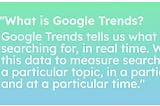 How and why to use Google Trends