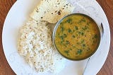 Dal Palak / Spinach in lentils