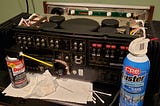 Just another day working on my old 1976 Pioneer SX-1250 receiver