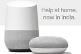 Google Home and Home Mini launch in India